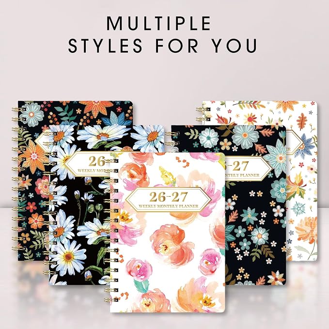 Planner 2026-2027 Weekly and Monthly Calendar Planner Jul 2026-Jun 2027 | Academic Planner with Stickers,Tabs and Pocket,Teacher Student Planning book Ideal for Office School Supplies,6.3" x 8.5"