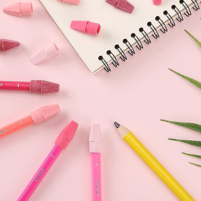Mr. Pen- Pencil Erasers Toppers, 120 Pack, Pink Shades, Erasers for Pencils | Pencil Top Erasers, Pencil Eraser