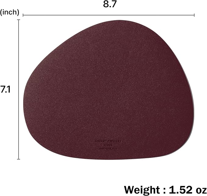 GREEDY FARMERS Mouse pad, Non-Slip Washable Waterproof Computer Mouse pad (Diva Burgundy)
