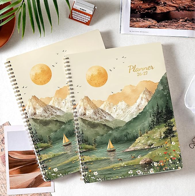 Planner 2026-2027 - Academic Planner 2026-2027 Weekly and Monthly, July 2026 - June 2027, 8.5''x11'', Weekly Monthly Planners with Printed Tabs, Inner Pocket | July 2026 - June 2027, Weekly Monthly Planners, Printed Tabs, Inner Pocket, Planner for Stud...