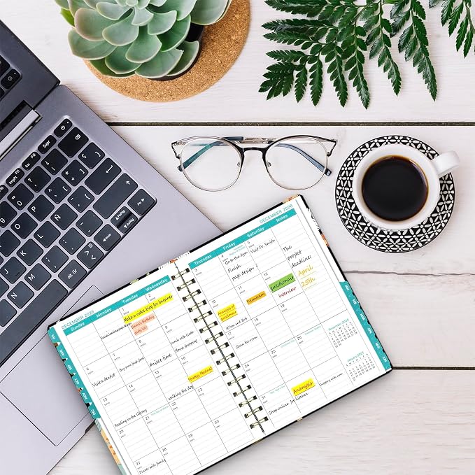 Planner 2026-2027 Weekly and Monthly Calendar Planner Jul 2026-Jun 2027 | Academic Planner with Stickers,Tabs and Pocket,Teacher Student Planning book Ideal for Office School Supplies,6.3" x 8.5"