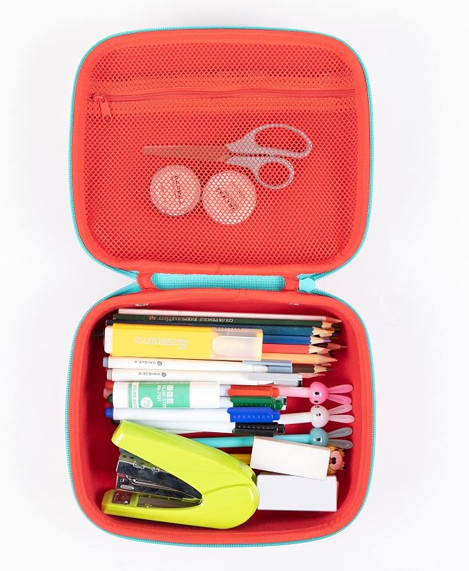 ZIPIT Jumbo Pencil Case for Girls, Cute Large Capacity Pencil Box, Colorful