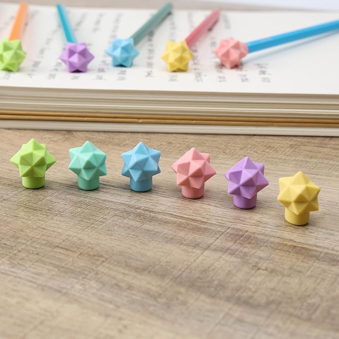 Mr. Pen- Pencil Top Erasers, 48 Pack, Latex-Free | No-Smudge Cap Pencil Erasers for Precise Erasing, Kids, Teachers, Studying Supplies