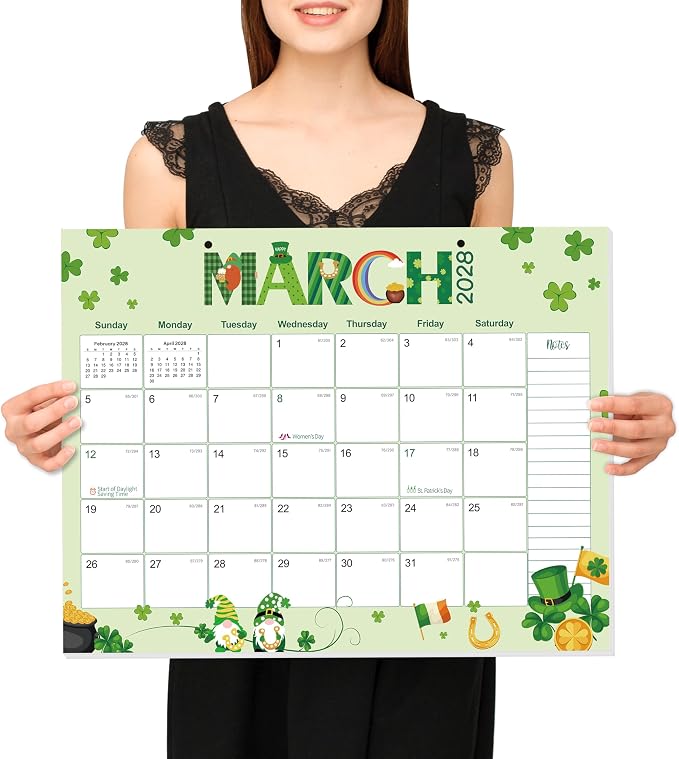 GuassLee Desk Calendar 2026-2029,36 Months 22" x 17" Large Calendar from June 2026 to May 2029,Desktop/Wall Monthly Planner with Julian Date and Thick Paper for Office Home School
