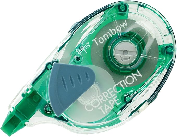 Tombow 68666 MONO Refillable Correction Tape Refill 1-Pack, White Tape