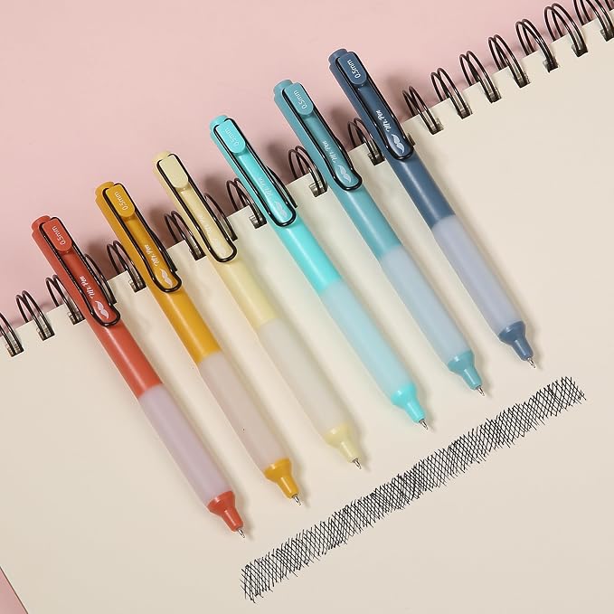 Mr. Pen- Aesthetic Highlighters and Gel Pens, 12 Pack | Assorted Colors Bible Highlighters No Bleed, Assorted Ink Gel Pens, Fast Dry and No Smear for Bible Journaling, Planner