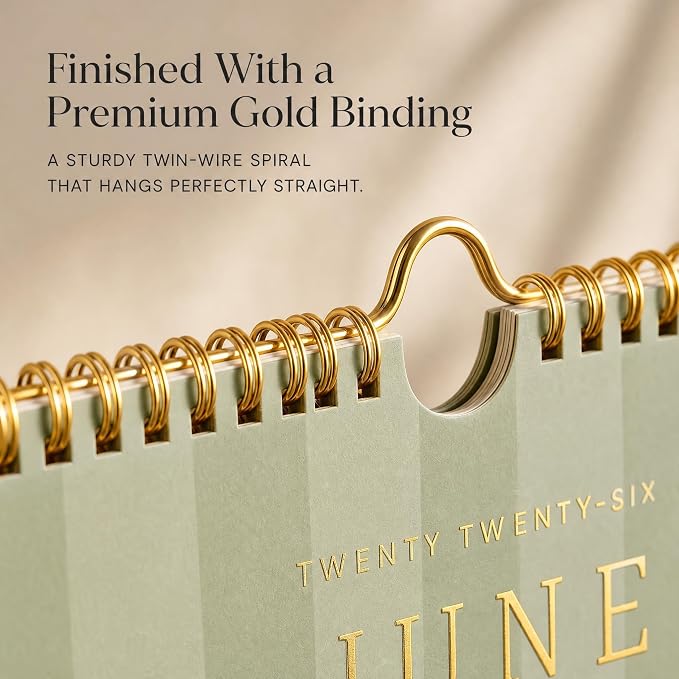 Aesthetic 2026-2027 Wall Calendar - Runs from June 2026 Until December 2027 - The Perfect Modern Calendar Planner for Easy Organizing