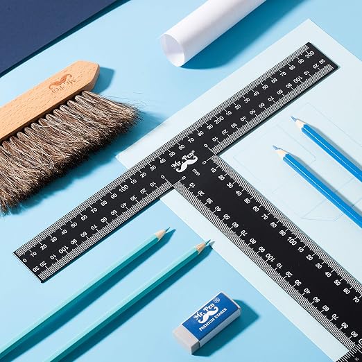 Mr. Pen - T Square, T Ruler, 45 cm, Metal, T Square Ruler, Drafting Tools | Tsquare, Truler, Architectural Triangle