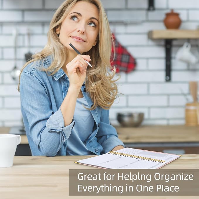 TREES Undated Weekly Planner, Weekly To-Do List, Goal and Habit Tracker | 5.8" x 8" Spiral-Bound Organizer for Weekly Goals, Tasks and Habits, Designed for Work, School and Everyday Planning
