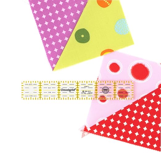 Omnigrid 1 x 6-Inch Ruler, Clear Quilting and Sewing Ruler