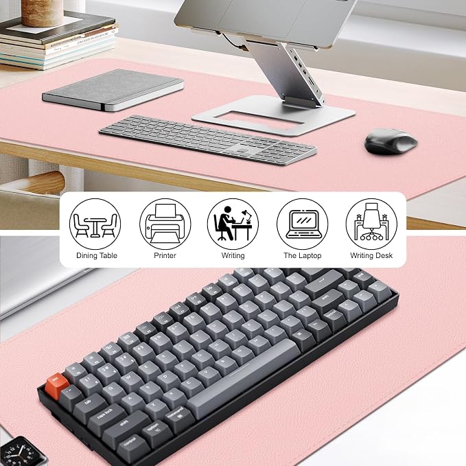 Desk Pad, Desk Matt for Desktop, Keyboard Mats for Desk, Large Desk Mat | Cork Desk Mat, Mouse Pads for Desk, Desk Pad Mat, Large Mouse Pad for Desk, Keyboard Mat, Computer Mats for Desktop