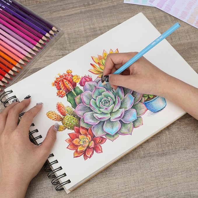 Mr. Pen- Colored Pencils, 144 Pack, Soft Core Professional Color Pencils | Vibrant Shades for Coloring Books, Artists, Kids, Adults & Beginners, Sketching, Shading, Blending & Drawing Supplies