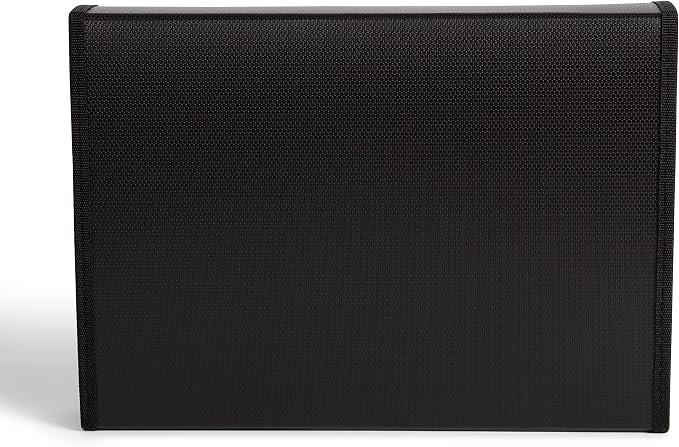 U Brands 13-Pocket Fashion Performance Expandable File Folder (Black)