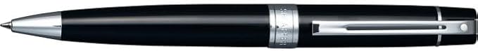 Sheaffer 300 Glossy Black Ballpoint Pen with Chrome-Plated Trim