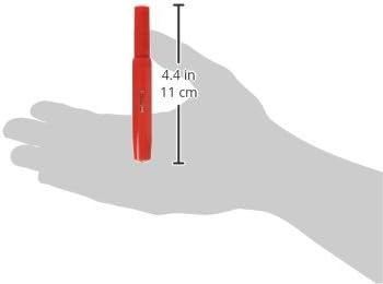 Kaweco CLASSIC SPORT Fountain Pen Red with 23 Carat Gold-Plated Steel Nib and Iridium Tip for Ink Cartridges I Sport Fountain Pen 13 cm I Nib: F (Fine)