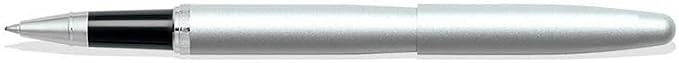 Sheaffer VFM E1940051 Refillable Lacquer Rollerball Pen with Chrome Trim, Medium Point, includes Premium Gift Box and Black Cartridge, 1 Pack, Strobe Silver