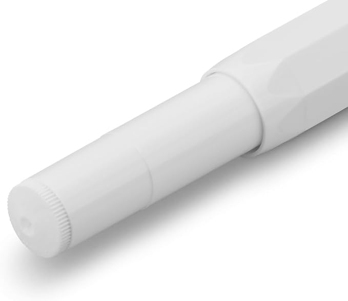 Kaweco CLASSIC SPORT Rollerball White I Gel/Ballpoint Pen Including 0.7 mm Refill I in Classic Design with Ceramic Ball 13.5 cm
