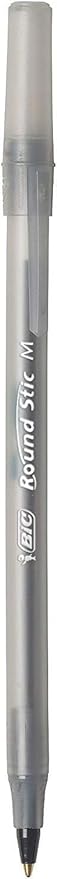 BIC Round Stic Xtra Life Ballpoint Pens, 1mm, Black Ink Pens, 300 Pack | Bulk Pack of 300 Black Pens, Flexible Round Barrel for Writing Comfort, No. 1 Selling Ballpoint Pens