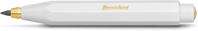 Kaweco CLASSIC SPORT Clutch Pencil White 3.2 mm 5B I Mechanical Lead Pencil Classic Design 10.5 cm I Refillable