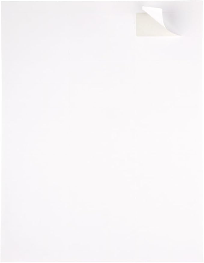 JAM PAPER Return Address Labels - Standard Mailing - 1 x 2 5/8 - White - 120 Shipping Labels/Pack