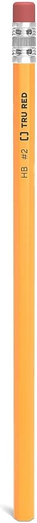 TRU RED Wooden Pencils, #2 Lead, Pre‑Sharpened, 144 Pack – Classroom‑Ready Writing Pencils for Schools & Offices