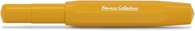 Kaweco COLLECTION Fountain Pen Honey, Fine Nib Sport Octagonal Clip Gold