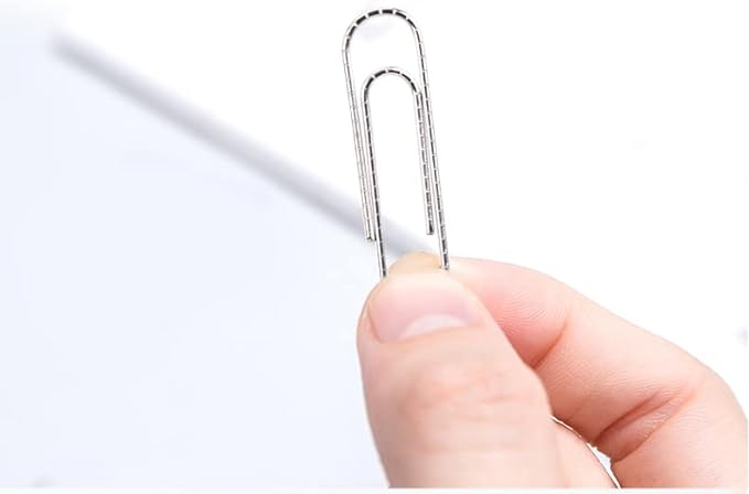 PAPERPAL Paperclips for Office School & Personal Use, #1 Nonskid Paper Clip (1-2/7"), 600 Medium Paper Clips (6 Boxes of 100 Each), Silver | Medium paper clips for office, school and personal use, conveniently packed in 6 boxes of 100 each.