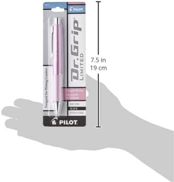 Pilot Dr. Grip Limited Gel Pen, Black Ink, Single Pen | Ideal for School, Journaling & Office Writing