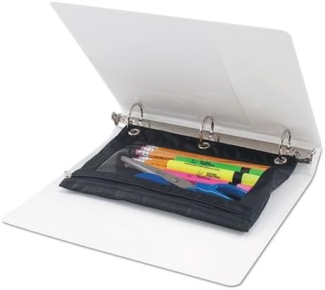 (50 Pack) 2 Inch Binders 3 Ring Hardcover Binders in Bulk with Clear View Cover, Pockets for Classroom, Office, Portfolios | Bulk School, Teacher, Office Supplies (Black & White Mix Pack)
