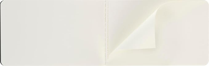 Moleskine Art Sketch Album, Hard Cover, Pocket (3.5" x 5.5") Plain/Blank, Black, 72 Pages