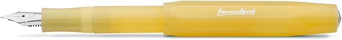 Kaweco Frosted Sport Fountain Pen - Sweet Banana, Extra-Fine