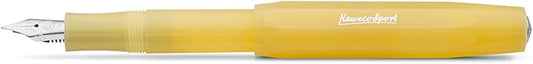Kaweco Frosted Sport Fountain Pen - Sweet Banana, Extra-Fine