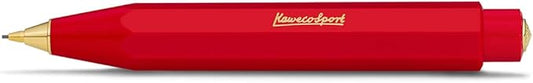 Kaweco CLASSIC SPORT Mechanical Pencil Red 0.7 mm HB I Exclusive Lead Pencil in Classic Design 10.5 cm I Refillable