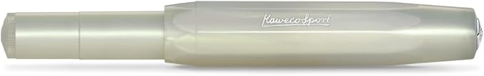 Kaweco LUNAR SPORT Fountain Pen Light Green I Premium Reservoir Pen with Steel Nib for Ink Cartridges 13 cm I Nib: F (Fine)