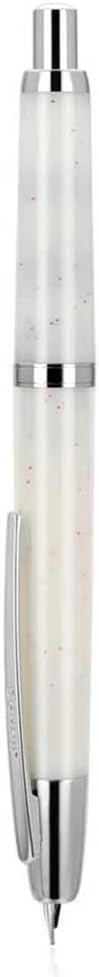Jinhao 20 Press Retractable Fountain Pen Fine Nib with Converter Resin Writing Gift Pen, White Snow with Silver Clip