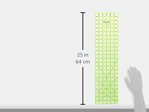 Omnigrip 6" x 24" Non-Slip Rectangle Quilting Ruler by Omnigrid | By Omnigrid, Sewing and Quilting Supplies