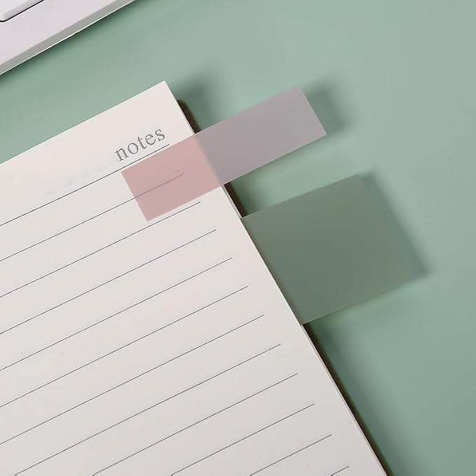 Post-it Sticky Notes,Bright Colors Sticky Note and Transparent Bible Sticky Notes,Study Supplies,Office School Supplies,Book Annotation 700 Sheets