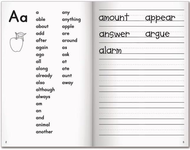 Really Good Stuff My Writing Word Journals - Set of 12, 5.75? W x 8.75? L - Kids Classroom Materials, Primary Notebooks, Grades 1-3