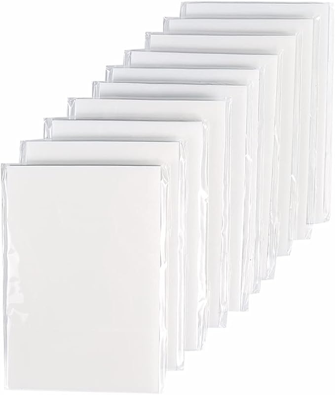 Transparent Sticky Notes,3x2 Inch Clear Sticky Notes,Waterproof White Bible Sticky Note,Transparent Stickers for School Supplies College(10 Packs,500 Sheets)