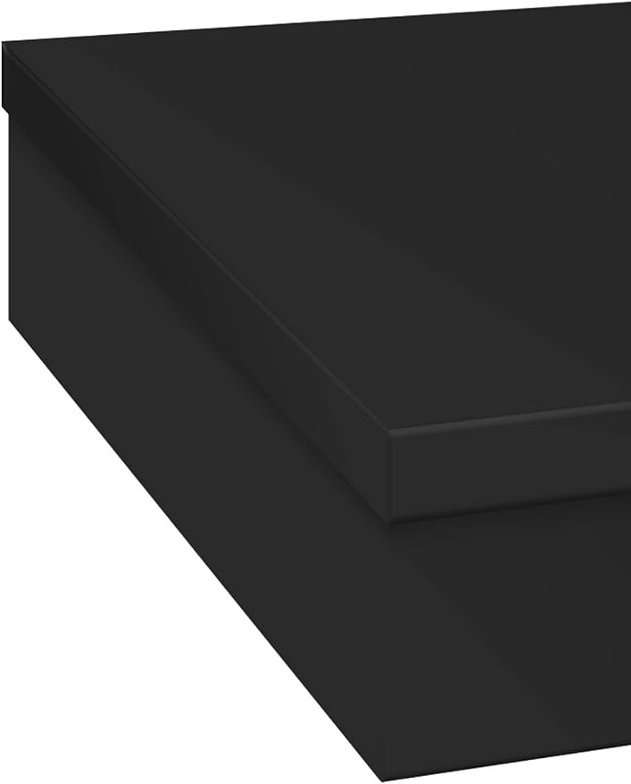 Pioneer Jumbo Scrapbook Storage Box, Black, 14.75 Inch x 13 Inch x 3.75 Inch