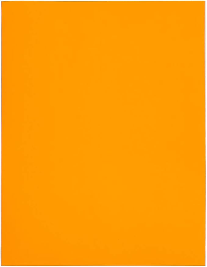 JAM PAPER Shipping Address Labels - Large - 3 1/3 x 4 - Neon Fluorescent Orange - 120/Pack