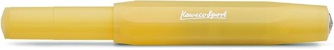 Kaweco Frosted Sport Fountain Pen - Sweet Banana, Extra-Fine