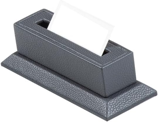 Bonded Leather Desk Organizer Set – Executive 12-Piece Desk Mat, Name Plate, Pens, Coasters & Office Accessories – Office Organization & Decor