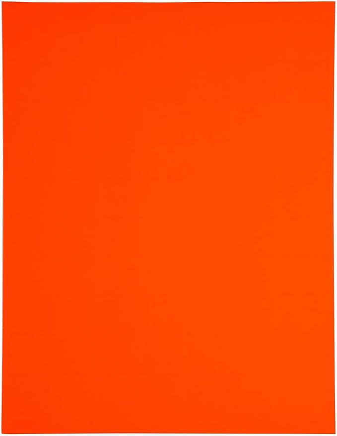 JAM PAPER Return Address Labels - Standard Mailing - 1 x 2 5/8 - Neon Deep Red/Orange - 120 Shipping Labels/Pack