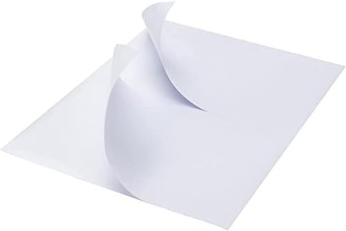 Round Corner 8.5" x 5.5" Address Labels, Half Sheet Shipping Labels, 1000 Sheets Self Adhesive Mailing Labels for Laser & Inkjet Printers