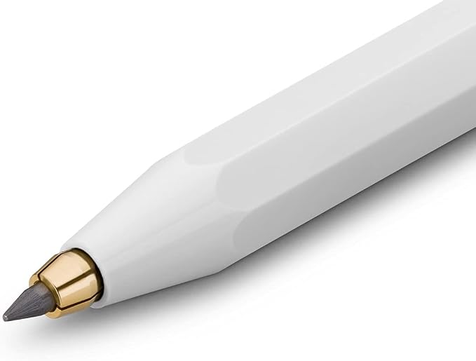 Kaweco CLASSIC SPORT Clutch Pencil White 3.2 mm 5B I Mechanical Lead Pencil Classic Design 10.5 cm I Refillable