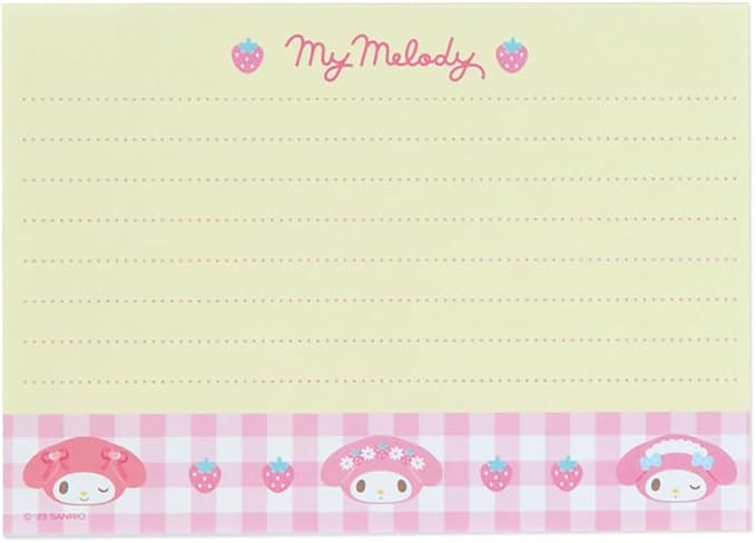 Sanrio My Melody 8 Design Memo 016951