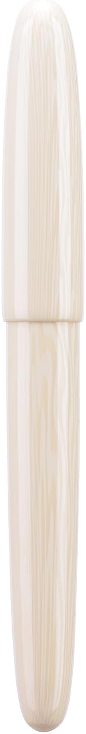 Asvine C80 Fountain Pen #8 Fine Nib Large Handcraft Pen with Converter Pen Box Collection Set (Ivory)
