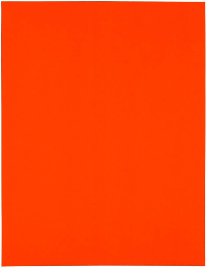 JAM PAPER Shipping Address Labels - Standard Mailing - 2 x 4 - Neon Orange/Fluorescent Red - 120/Pack