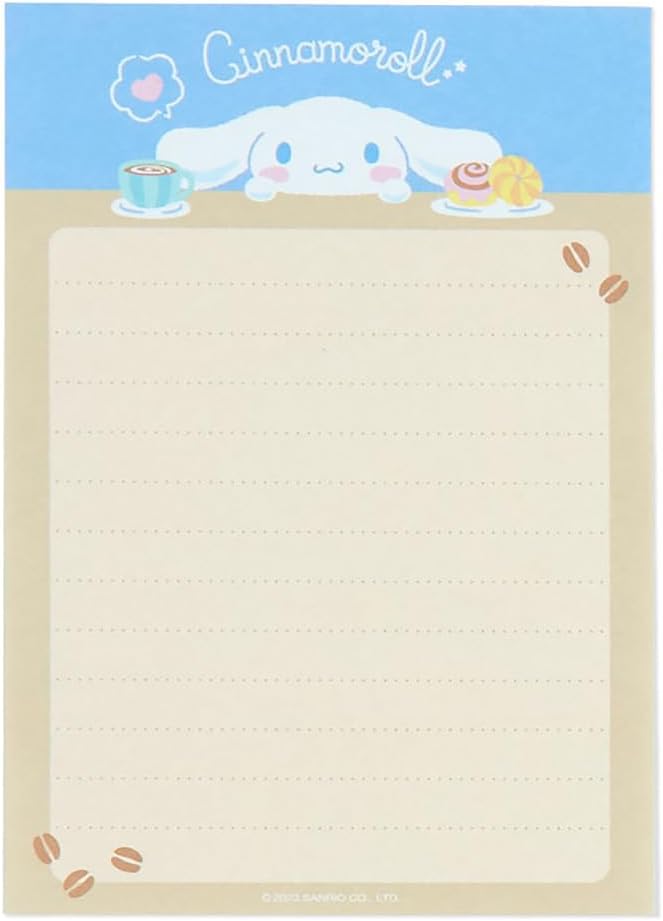 Sanrio Cinnamoroll 8 Design Memo 017043